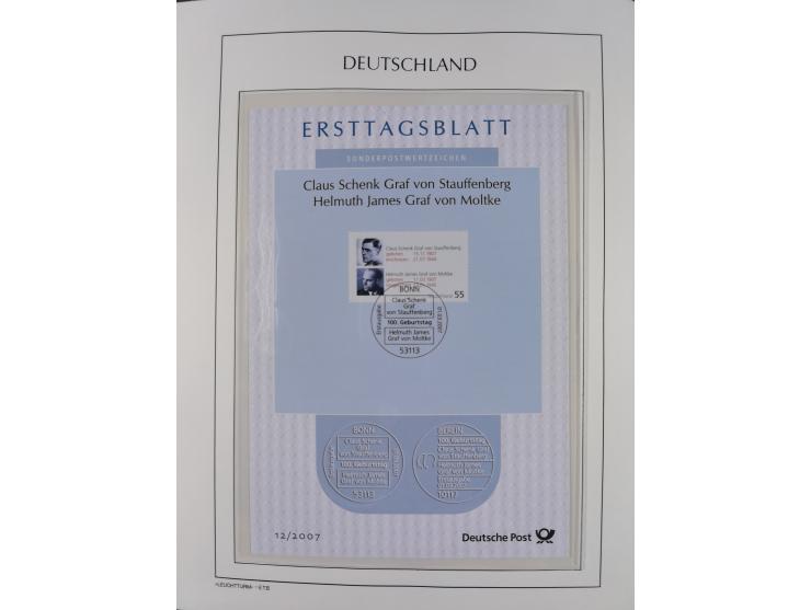 1949/2024, umfangreiche postfrische und zusätzlich teils gestempelte Sammlung in über 100 Vordruckalben und hunderten losen B
