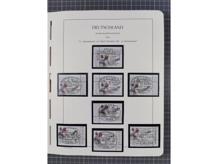 1949/2024, umfangreiche postfrische und zusätzlich teils gestempelte Sammlung in über 100 Vordruckalben und hunderten losen B