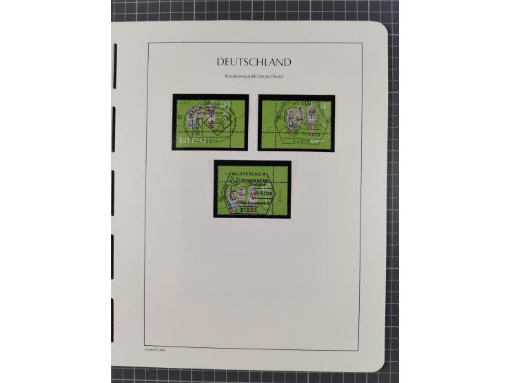 1949/2024, umfangreiche postfrische und zusätzlich teils gestempelte Sammlung in über 100 Vordruckalben und hunderten losen B