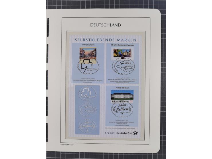 1949/2024, umfangreiche postfrische und zusätzlich teils gestempelte Sammlung in über 100 Vordruckalben und hunderten losen B