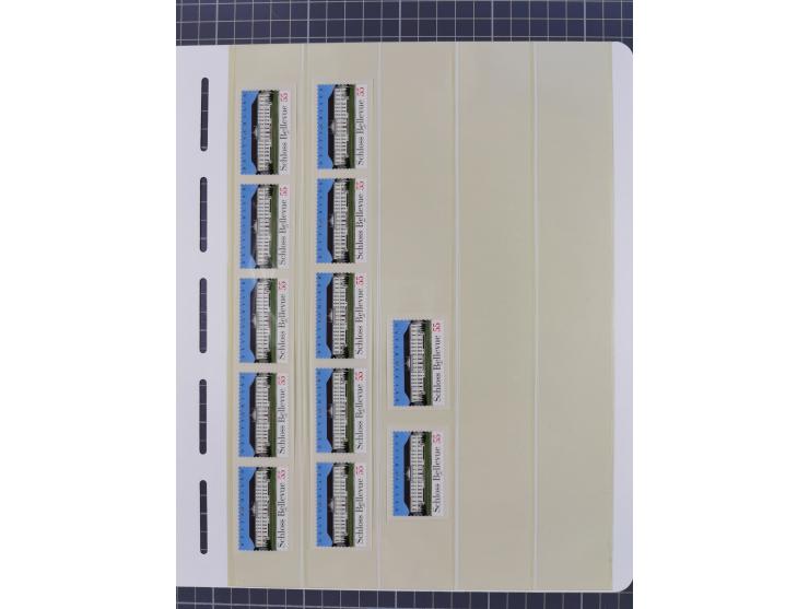 1949/2024, umfangreiche postfrische und zusätzlich teils gestempelte Sammlung in über 100 Vordruckalben und hunderten losen B