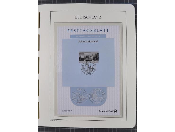 1949/2024, umfangreiche postfrische und zusätzlich teils gestempelte Sammlung in über 100 Vordruckalben und hunderten losen B