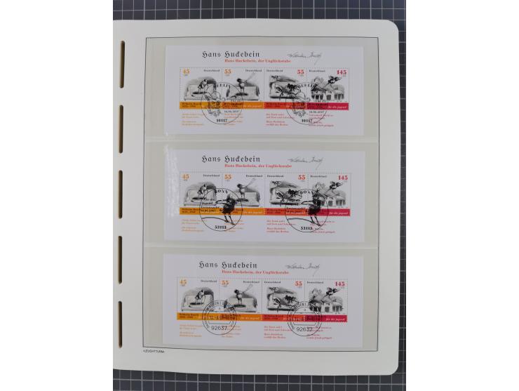 1949/2024, umfangreiche postfrische und zusätzlich teils gestempelte Sammlung in über 100 Vordruckalben und hunderten losen B