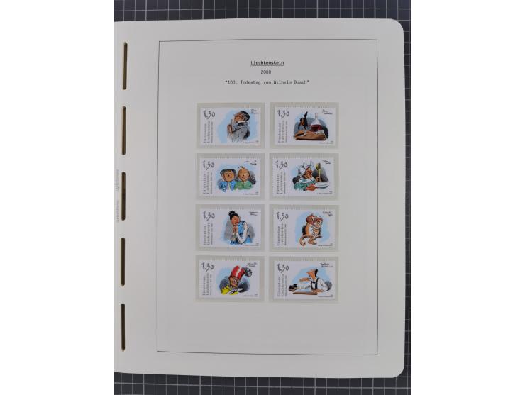 1949/2024, umfangreiche postfrische und zusätzlich teils gestempelte Sammlung in über 100 Vordruckalben und hunderten losen B