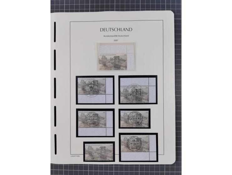 1949/2024, umfangreiche postfrische und zusätzlich teils gestempelte Sammlung in über 100 Vordruckalben und hunderten losen B