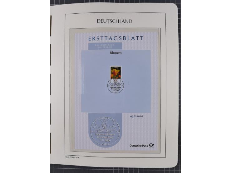 1949/2024, umfangreiche postfrische und zusätzlich teils gestempelte Sammlung in über 100 Vordruckalben und hunderten losen B