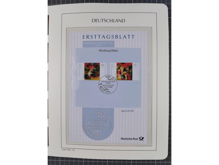 1949/2024, umfangreiche postfrische und zusätzlich teils gestempelte Sammlung in über 100 Vordruckalben und hunderten losen B