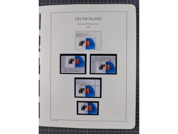 1949/2024, umfangreiche postfrische und zusätzlich teils gestempelte Sammlung in über 100 Vordruckalben und hunderten losen B