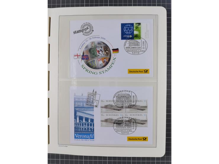 1949/2024, umfangreiche postfrische und zusätzlich teils gestempelte Sammlung in über 100 Vordruckalben und hunderten losen B