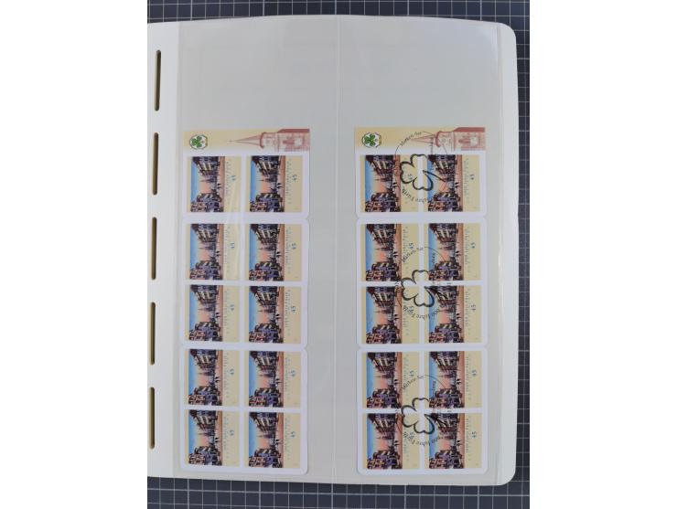 1949/2024, umfangreiche postfrische und zusätzlich teils gestempelte Sammlung in über 100 Vordruckalben und hunderten losen B