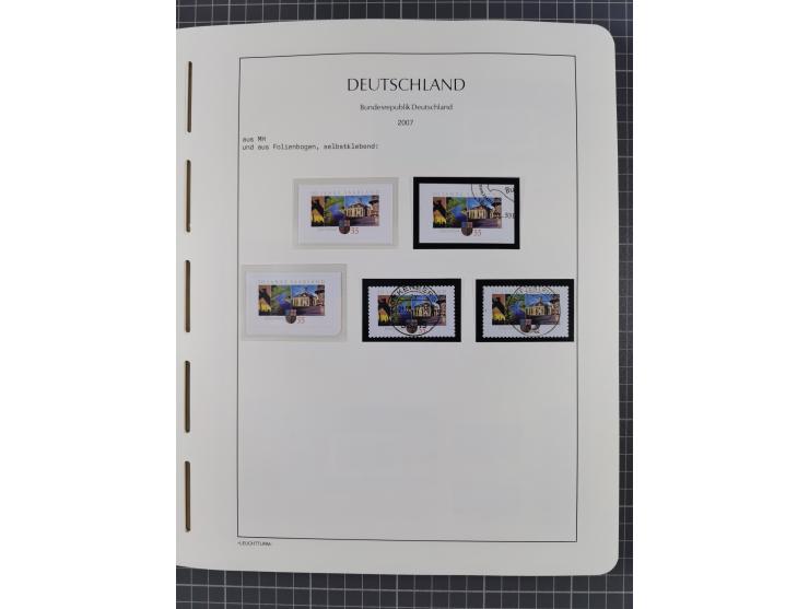 1949/2024, umfangreiche postfrische und zusätzlich teils gestempelte Sammlung in über 100 Vordruckalben und hunderten losen B