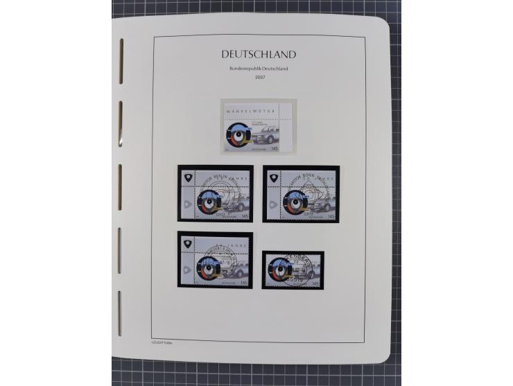 1949/2024, umfangreiche postfrische und zusätzlich teils gestempelte Sammlung in über 100 Vordruckalben und hunderten losen B