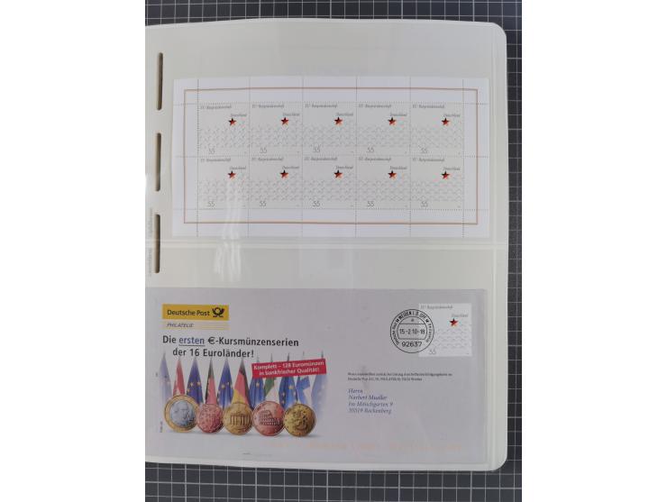 1949/2024, umfangreiche postfrische und zusätzlich teils gestempelte Sammlung in über 100 Vordruckalben und hunderten losen B