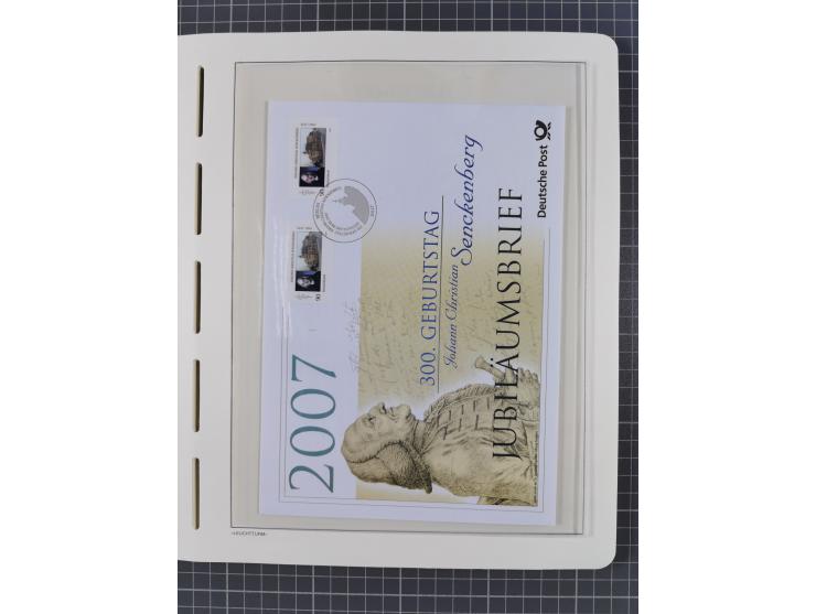 1949/2024, umfangreiche postfrische und zusätzlich teils gestempelte Sammlung in über 100 Vordruckalben und hunderten losen B