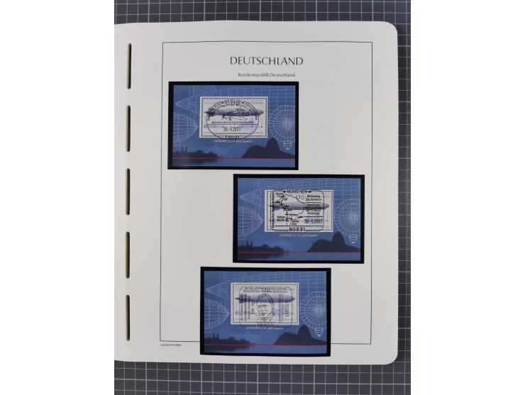 1949/2024, umfangreiche postfrische und zusätzlich teils gestempelte Sammlung in über 100 Vordruckalben und hunderten losen B