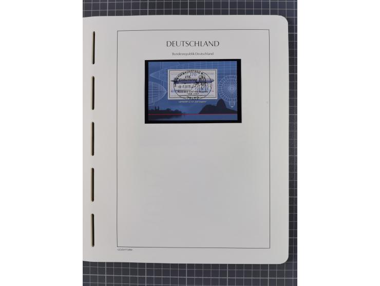 1949/2024, umfangreiche postfrische und zusätzlich teils gestempelte Sammlung in über 100 Vordruckalben und hunderten losen B