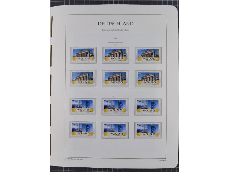 1949/2024, umfangreiche postfrische und zusätzlich teils gestempelte Sammlung in über 100 Vordruckalben und hunderten losen B