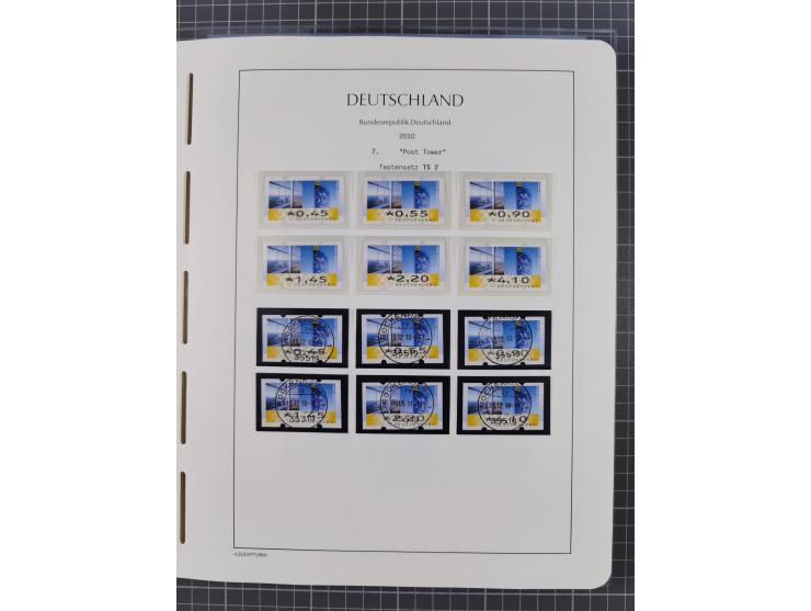 1949/2024, umfangreiche postfrische und zusätzlich teils gestempelte Sammlung in über 100 Vordruckalben und hunderten losen B