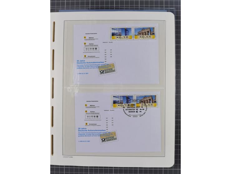 1949/2024, umfangreiche postfrische und zusätzlich teils gestempelte Sammlung in über 100 Vordruckalben und hunderten losen B