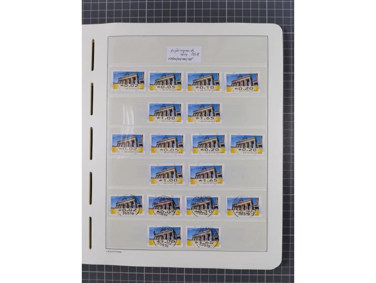 1949/2024, umfangreiche postfrische und zusätzlich teils gestempelte Sammlung in über 100 Vordruckalben und hunderten losen B