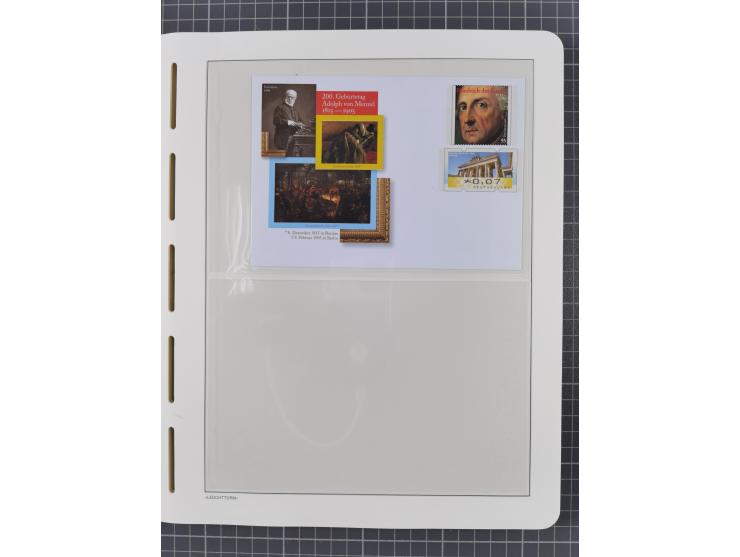 1949/2024, umfangreiche postfrische und zusätzlich teils gestempelte Sammlung in über 100 Vordruckalben und hunderten losen B