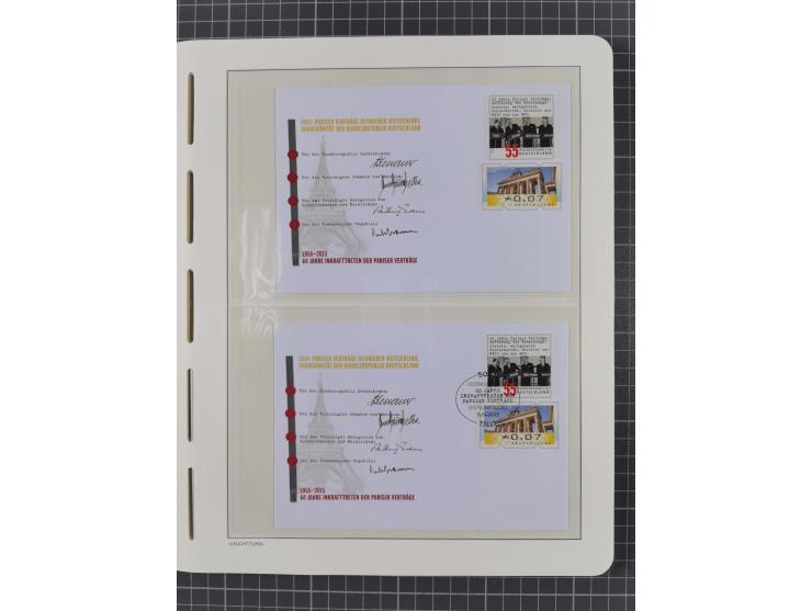 1949/2024, umfangreiche postfrische und zusätzlich teils gestempelte Sammlung in über 100 Vordruckalben und hunderten losen B