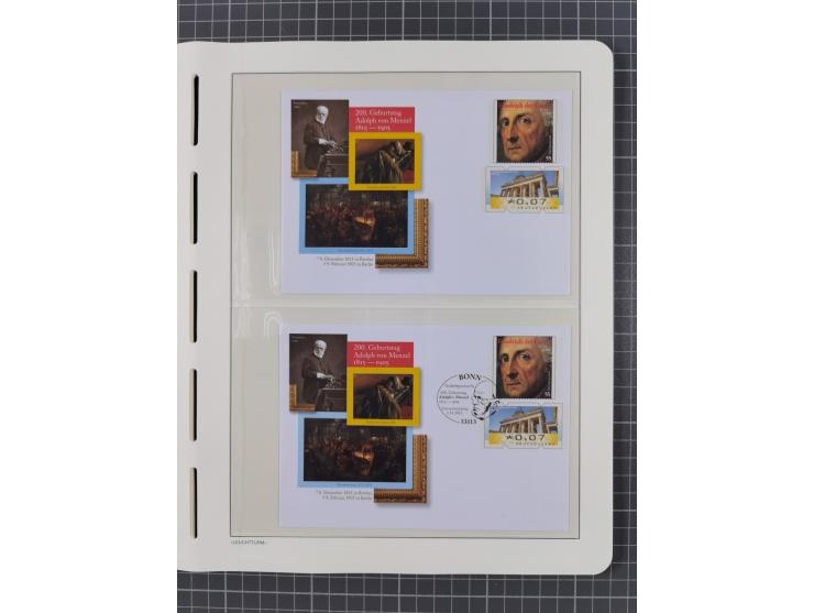 1949/2024, umfangreiche postfrische und zusätzlich teils gestempelte Sammlung in über 100 Vordruckalben und hunderten losen B