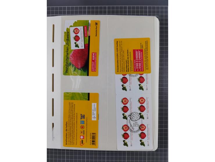 1949/2024, umfangreiche postfrische und zusätzlich teils gestempelte Sammlung in über 100 Vordruckalben und hunderten losen B