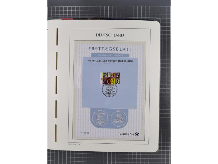 1949/2024, umfangreiche postfrische und zusätzlich teils gestempelte Sammlung in über 100 Vordruckalben und hunderten losen B