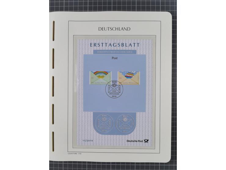 1949/2024, umfangreiche postfrische und zusätzlich teils gestempelte Sammlung in über 100 Vordruckalben und hunderten losen B