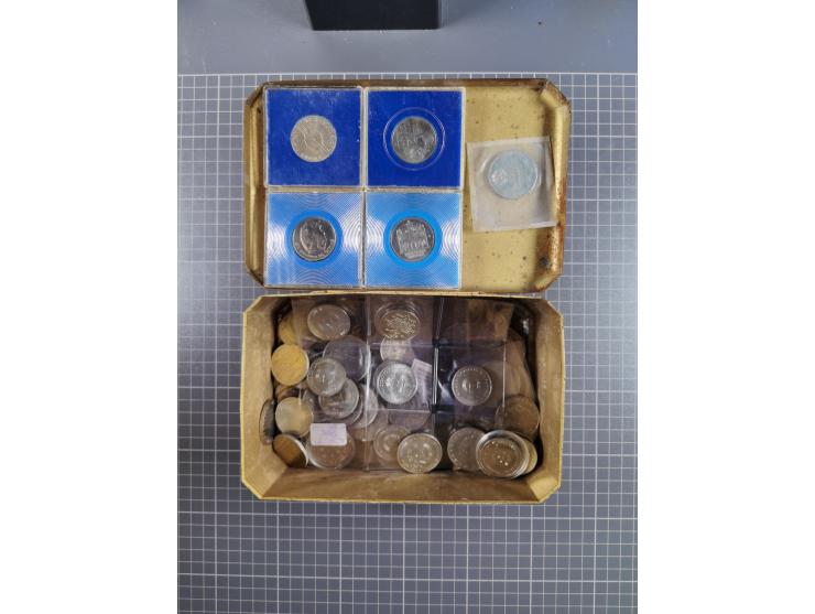 DDR: 1971/90, 5, 10 und 20 Mark Stücke, teils in besserer Erhaltung, ca. 2 kg