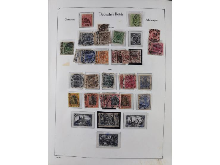 1872/1945, ungebrauchte/postfrische und gestempelte Sammlung, dabei u.a. Mi.-Nr. Bl. 1 postfrisch (Unterrand etwas geknickt) 