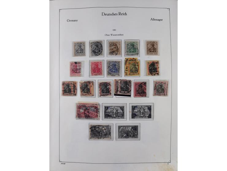 1872/1945, ungebrauchte/postfrische und gestempelte Sammlung, dabei u.a. Mi.-Nr. Bl. 1 postfrisch (Unterrand etwas geknickt) 