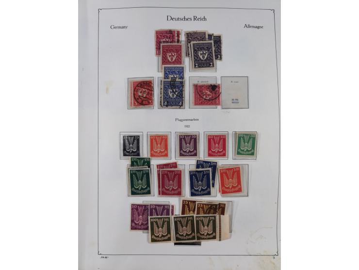 1872/1945, ungebrauchte/postfrische und gestempelte Sammlung, dabei u.a. Mi.-Nr. Bl. 1 postfrisch (Unterrand etwas geknickt) 