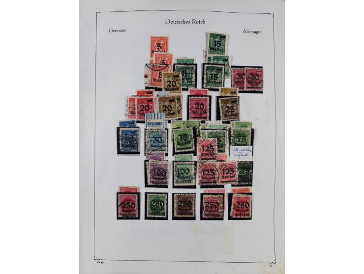 1872/1945, ungebrauchte/postfrische und gestempelte Sammlung, dabei u.a. Mi.-Nr. Bl. 1 postfrisch (Unterrand etwas geknickt) 