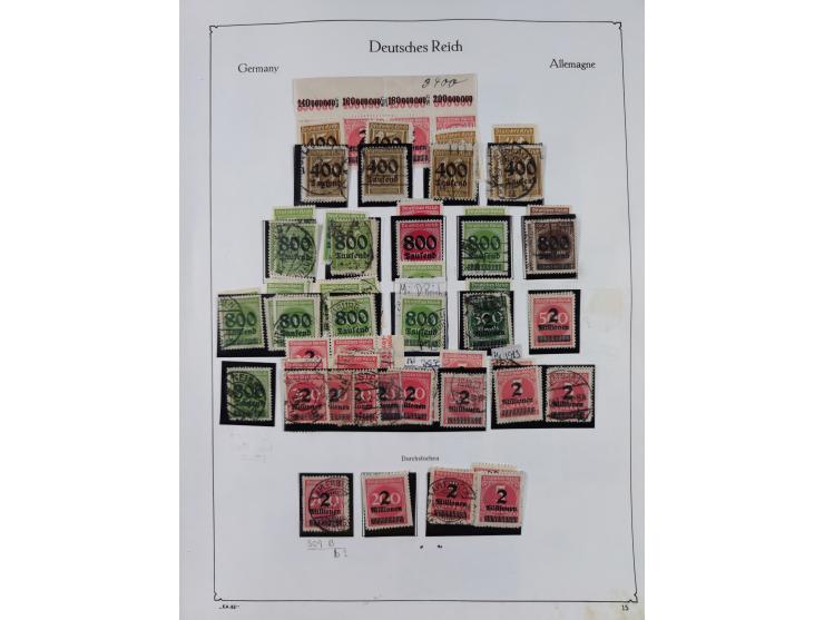 1872/1945, ungebrauchte/postfrische und gestempelte Sammlung, dabei u.a. Mi.-Nr. Bl. 1 postfrisch (Unterrand etwas geknickt) 