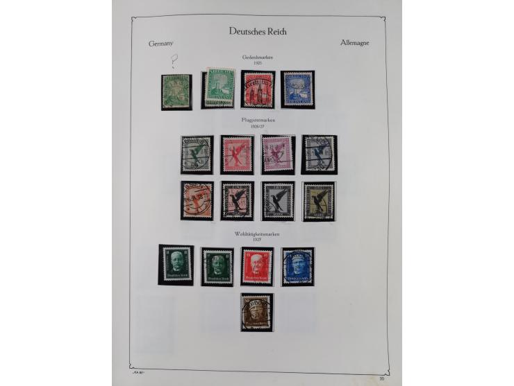 1872/1945, ungebrauchte/postfrische und gestempelte Sammlung, dabei u.a. Mi.-Nr. Bl. 1 postfrisch (Unterrand etwas geknickt) 