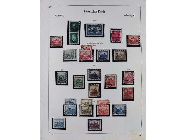 1872/1945, ungebrauchte/postfrische und gestempelte Sammlung, dabei u.a. Mi.-Nr. Bl. 1 postfrisch (Unterrand etwas geknickt) 