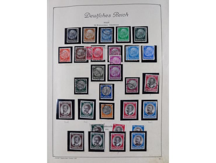 1872/1945, ungebrauchte/postfrische und gestempelte Sammlung, dabei u.a. Mi.-Nr. Bl. 1 postfrisch (Unterrand etwas geknickt) 