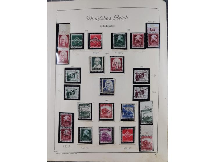 1872/1945, ungebrauchte/postfrische und gestempelte Sammlung, dabei u.a. Mi.-Nr. Bl. 1 postfrisch (Unterrand etwas geknickt) 