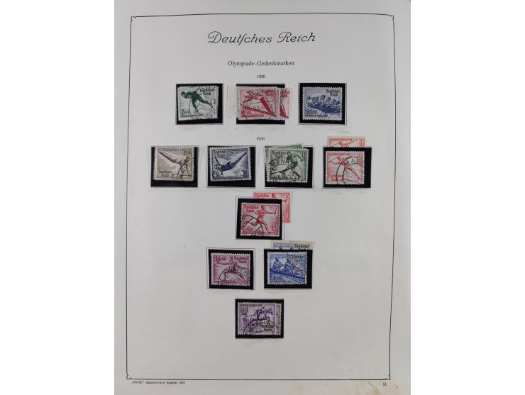 1872/1945, ungebrauchte/postfrische und gestempelte Sammlung, dabei u.a. Mi.-Nr. Bl. 1 postfrisch (Unterrand etwas geknickt) 