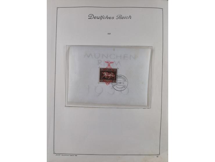 1872/1945, ungebrauchte/postfrische und gestempelte Sammlung, dabei u.a. Mi.-Nr. Bl. 1 postfrisch (Unterrand etwas geknickt) 