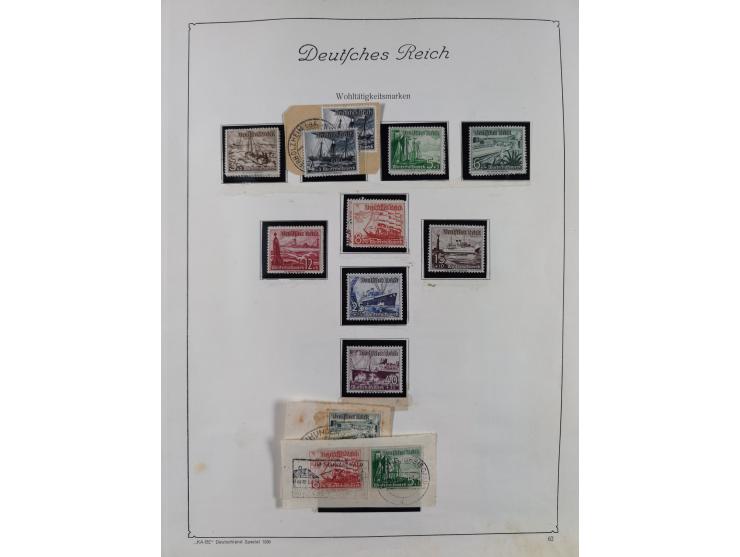 1872/1945, ungebrauchte/postfrische und gestempelte Sammlung, dabei u.a. Mi.-Nr. Bl. 1 postfrisch (Unterrand etwas geknickt) 