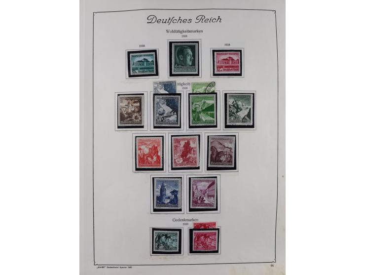 1872/1945, ungebrauchte/postfrische und gestempelte Sammlung, dabei u.a. Mi.-Nr. Bl. 1 postfrisch (Unterrand etwas geknickt) 