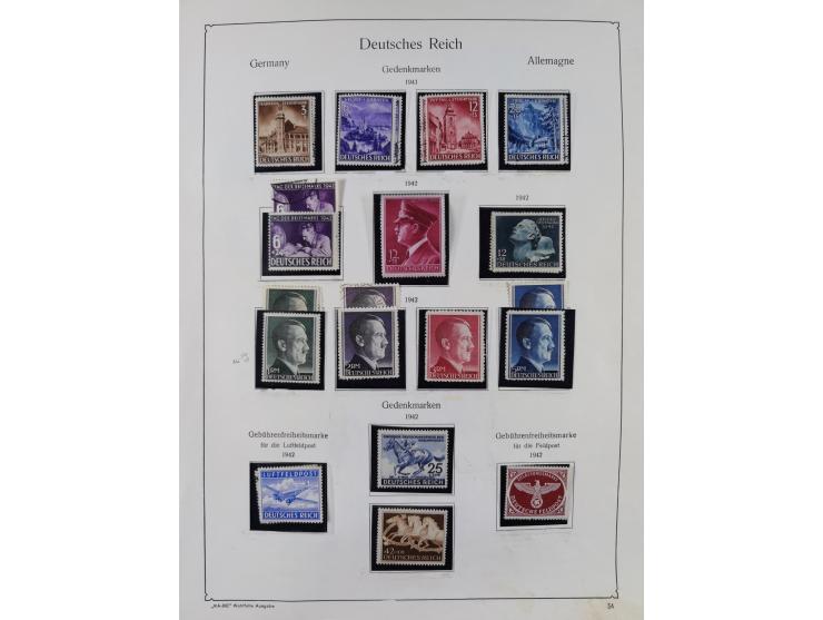 1872/1945, ungebrauchte/postfrische und gestempelte Sammlung, dabei u.a. Mi.-Nr. Bl. 1 postfrisch (Unterrand etwas geknickt) 