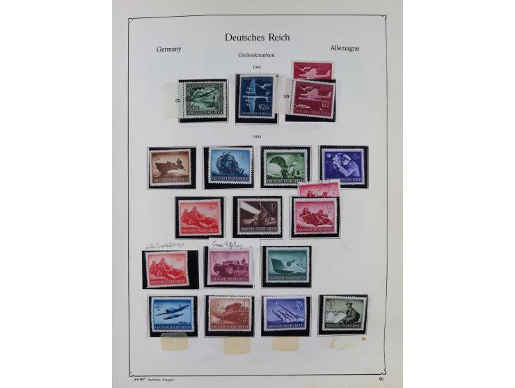 1872/1945, ungebrauchte/postfrische und gestempelte Sammlung, dabei u.a. Mi.-Nr. Bl. 1 postfrisch (Unterrand etwas geknickt) 