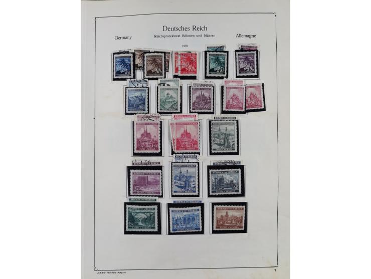 1872/1945, ungebrauchte/postfrische und gestempelte Sammlung, dabei u.a. Mi.-Nr. Bl. 1 postfrisch (Unterrand etwas geknickt) 