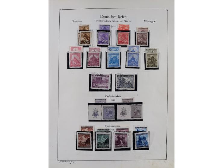 1872/1945, ungebrauchte/postfrische und gestempelte Sammlung, dabei u.a. Mi.-Nr. Bl. 1 postfrisch (Unterrand etwas geknickt) 