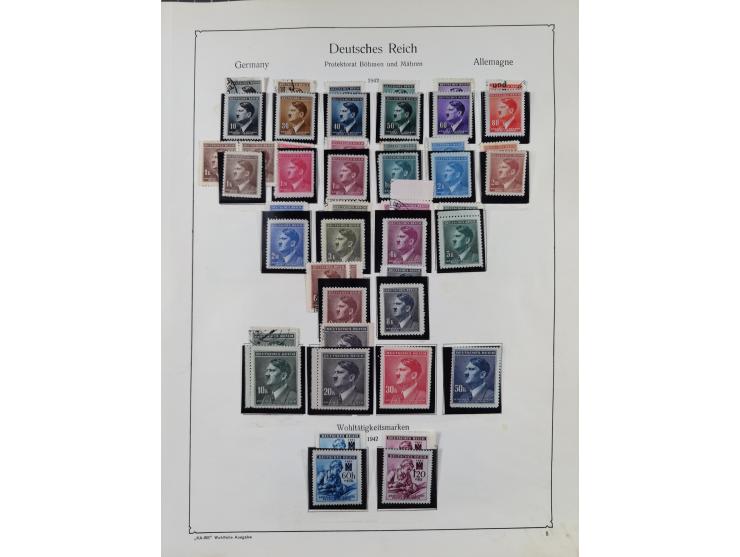 1872/1945, ungebrauchte/postfrische und gestempelte Sammlung, dabei u.a. Mi.-Nr. Bl. 1 postfrisch (Unterrand etwas geknickt) 