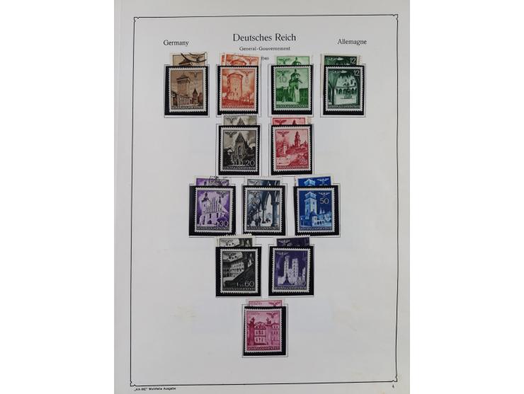 1872/1945, ungebrauchte/postfrische und gestempelte Sammlung, dabei u.a. Mi.-Nr. Bl. 1 postfrisch (Unterrand etwas geknickt) 